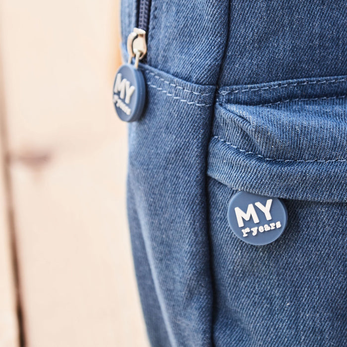 Personalised Safari Denim Backpack