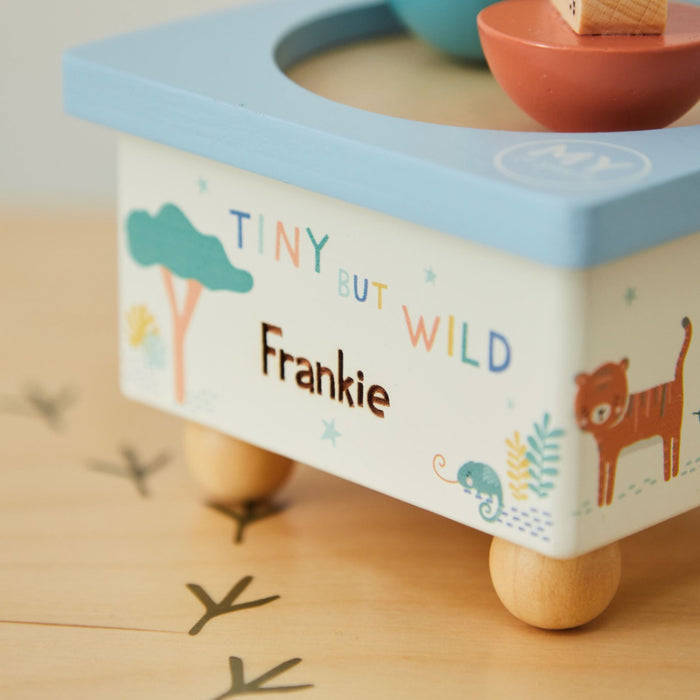 Personalised Safari Wooden Music Box FSC®