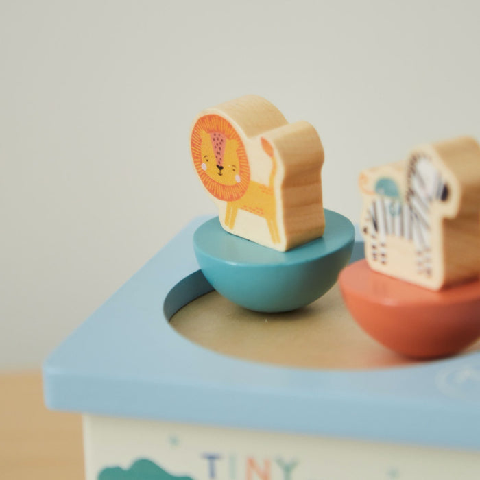 Personalised Safari Wooden Music Box FSC®