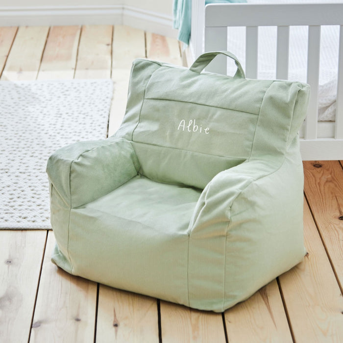 Personalised Sage Cord Chair