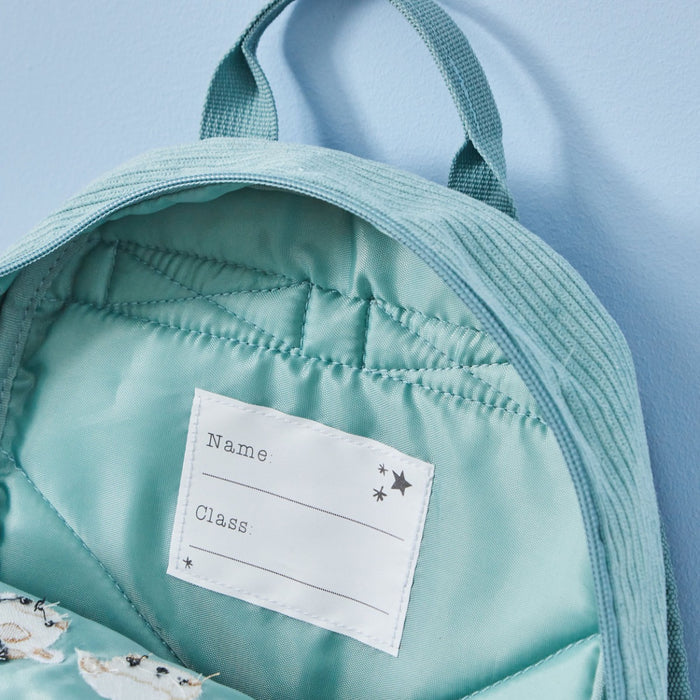 Personalised Sage Fun On The Farm Cord Mini Backpack