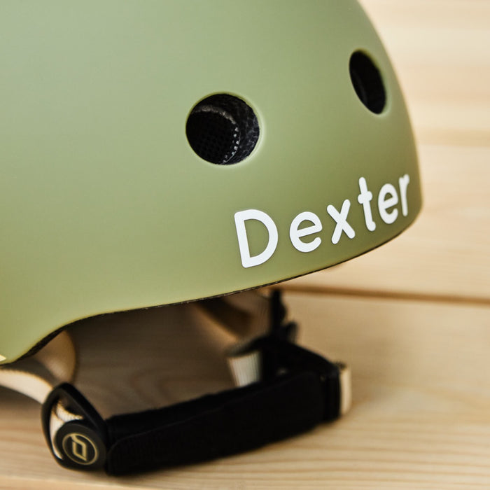 Personalised Scoot and Ride Olive Helmet XXS-S