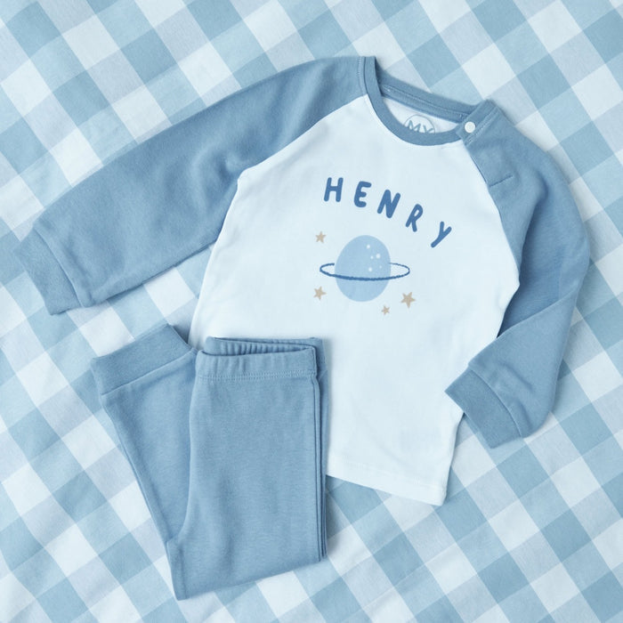 Personalised Space Boy Pyjamas