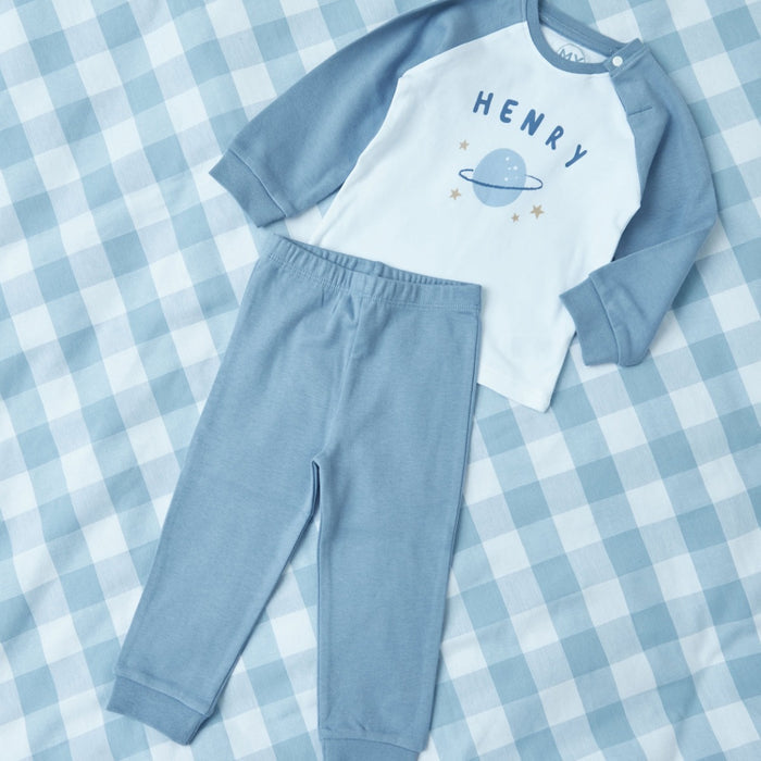 Personalised Space Boy Pyjamas