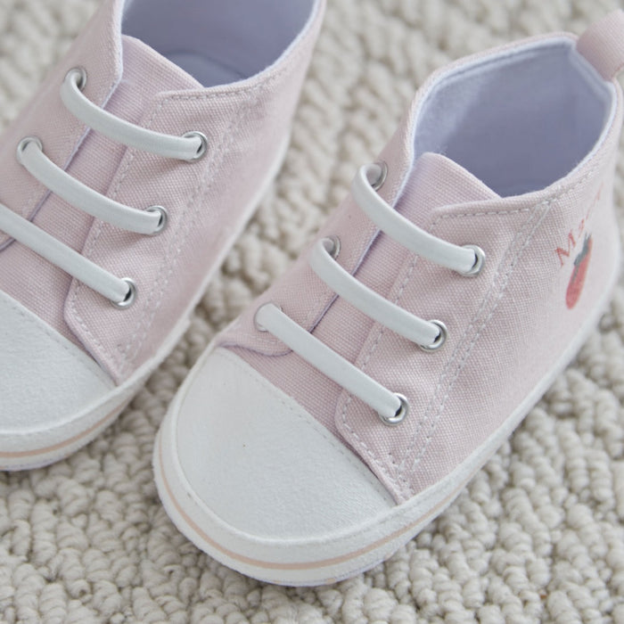 Personalised Strawberry Pink Baby High Tops