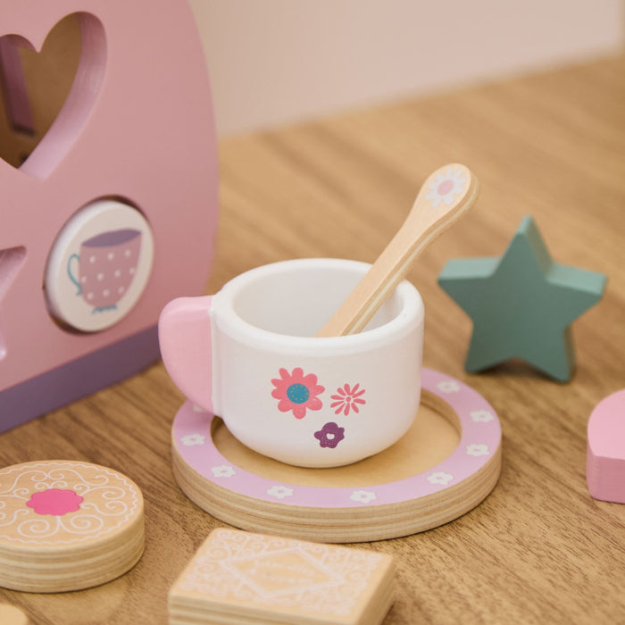 Personalised Teapot Wooden Shape Sorter FSC®