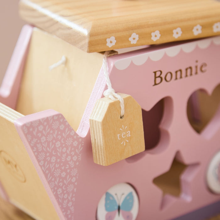 Personalised Teapot Wooden Shape Sorter FSC®