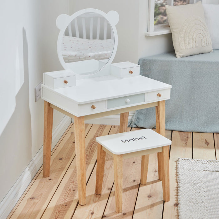Personalised Tender Leaf Forest Design Dressing Table