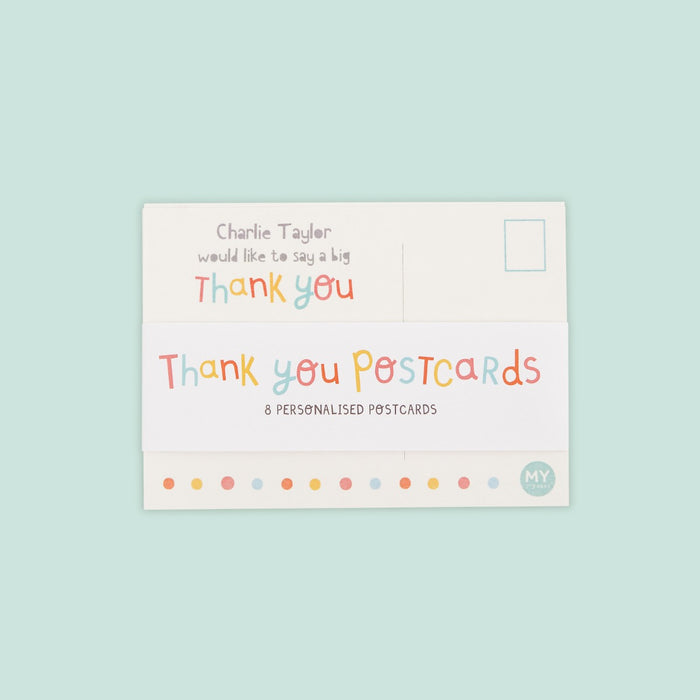 Personalised Thank You Postcards