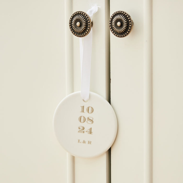 Personalised Today and Always Ceramic Decoration