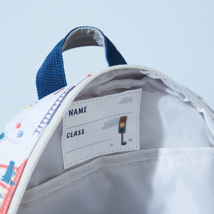 Personalised Transport Print Medium Backpack