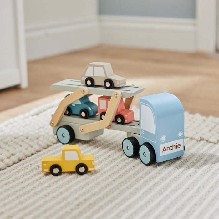 Personalised Transporter Lorry Wooden Toy FSC®