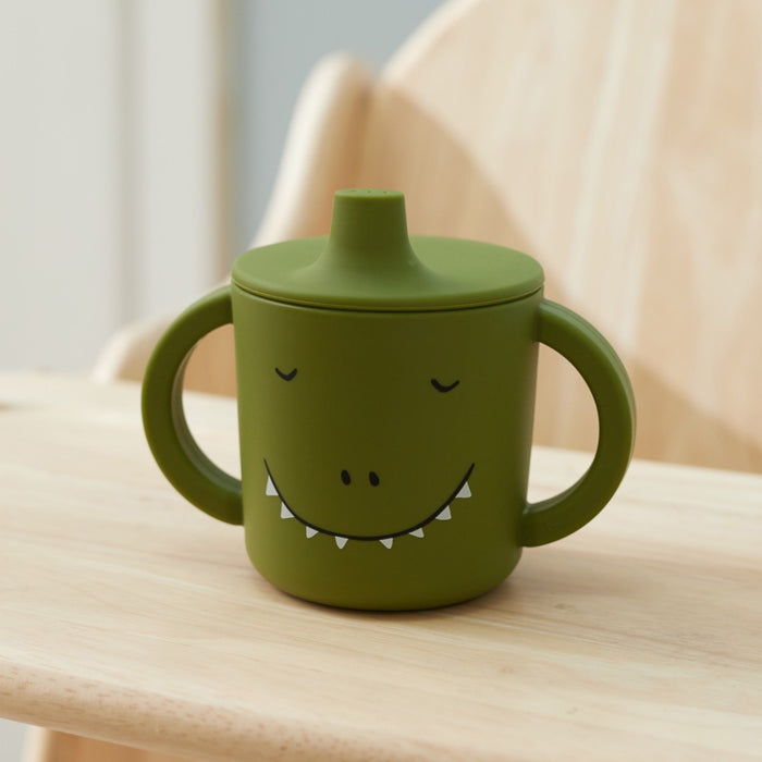 Personalised Trixie Mr. Dino Silicone Sippy Cup