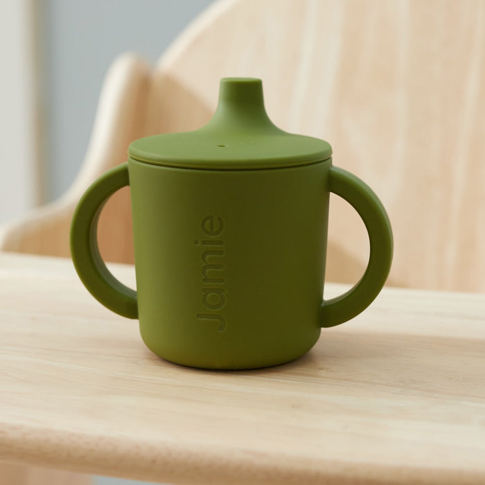 Personalised Trixie Mr. Dino Silicone Sippy Cup