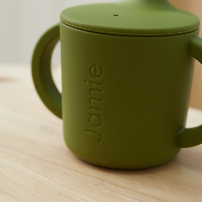 Personalised Trixie Mr. Dino Silicone Sippy Cup