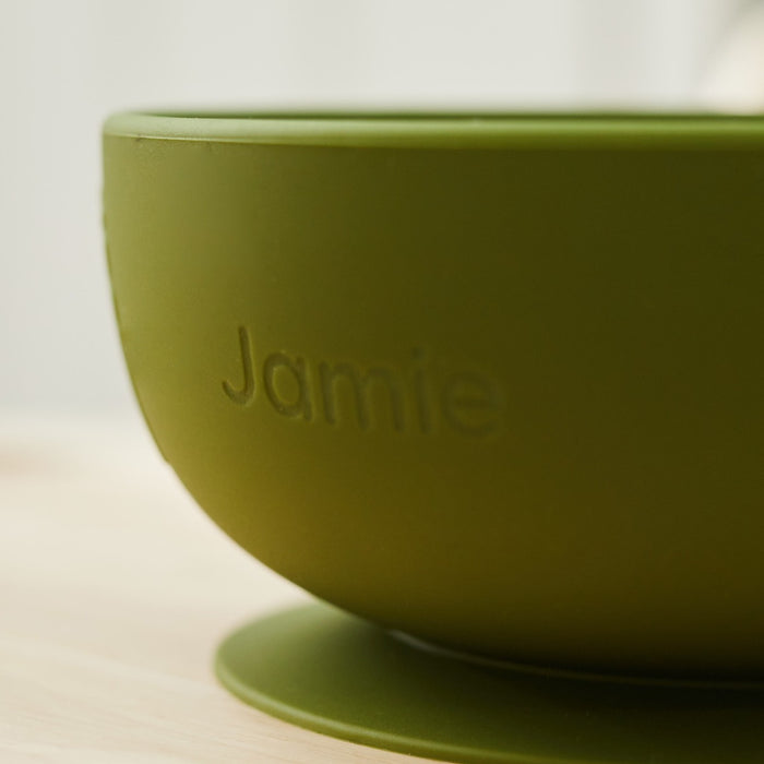 Personalised Trixie Mr. Dino Silicone Suction Bowl