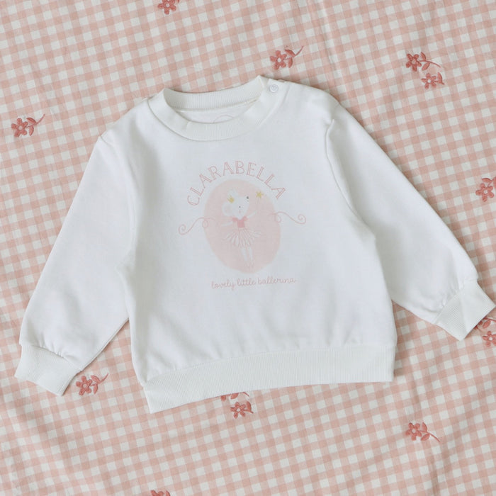 Personalised Twinkle Tales Ecru Sweater