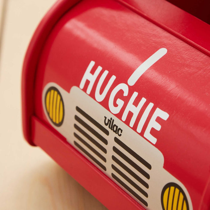 Personalised Vilac Wooden Fire Engine Walker