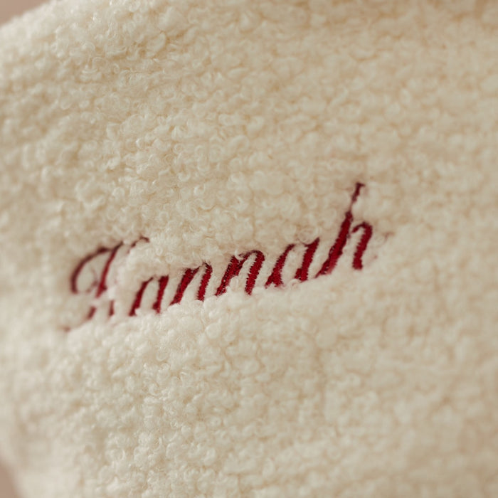 Personalised Vintage Boucle Stocking