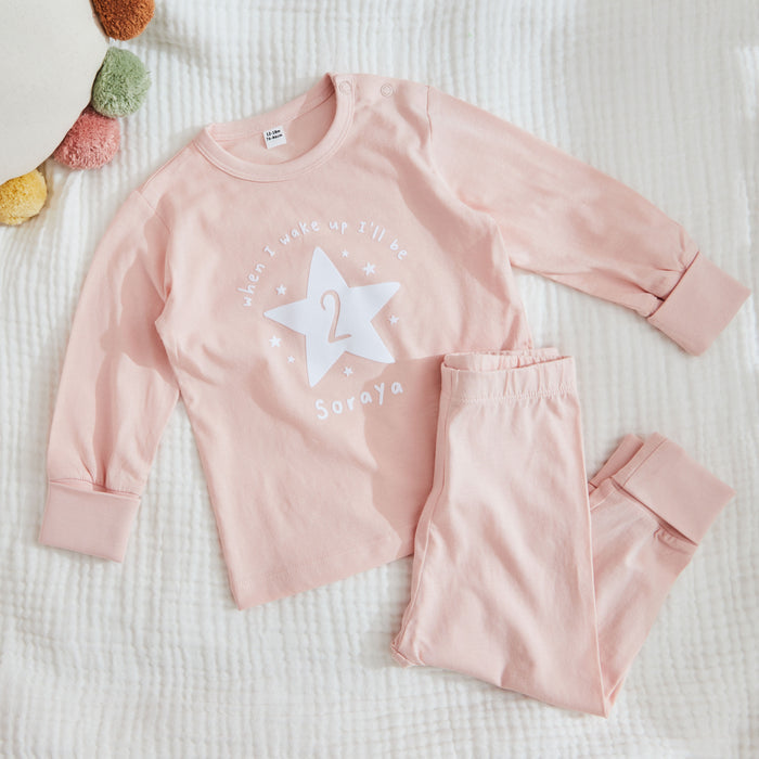 Personalised When I Wake Up I’ll Be Pink Pyjamas