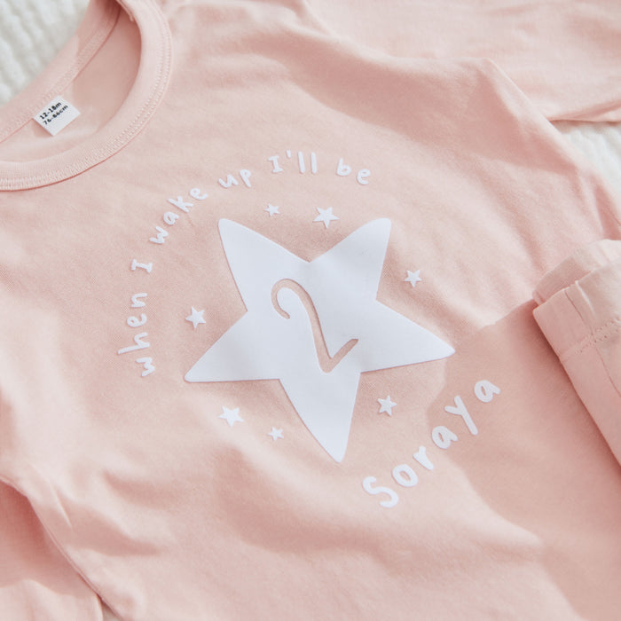 Personalised When I Wake Up I’ll Be Pink Pyjamas