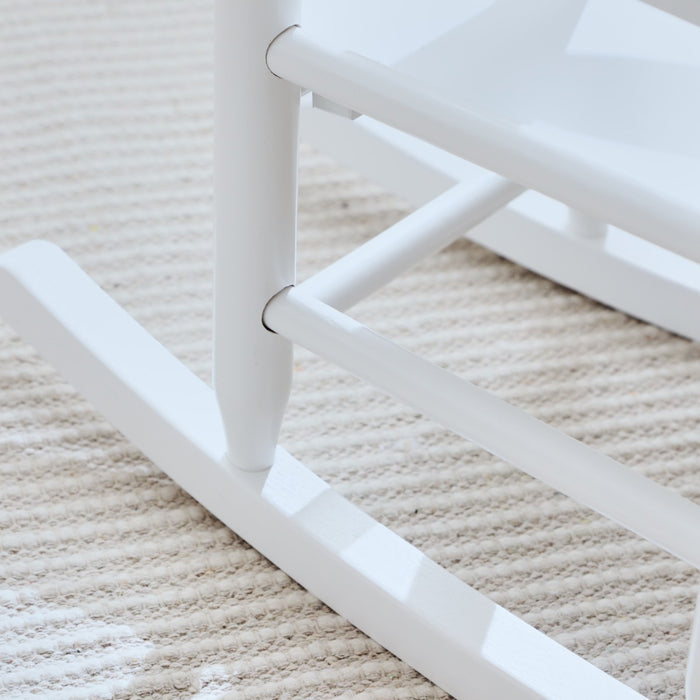 Personalised White Star Children's Rocking Chair FSC®