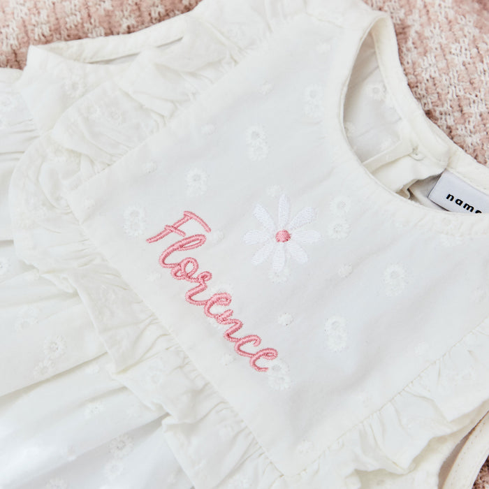 Personalised White Summer Dress by Name It