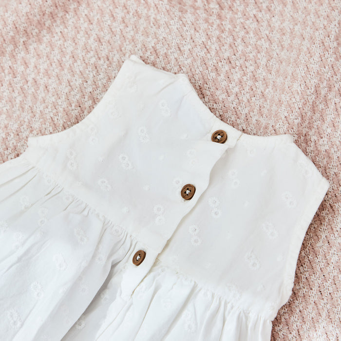 Personalised White Summer Dress by Name It