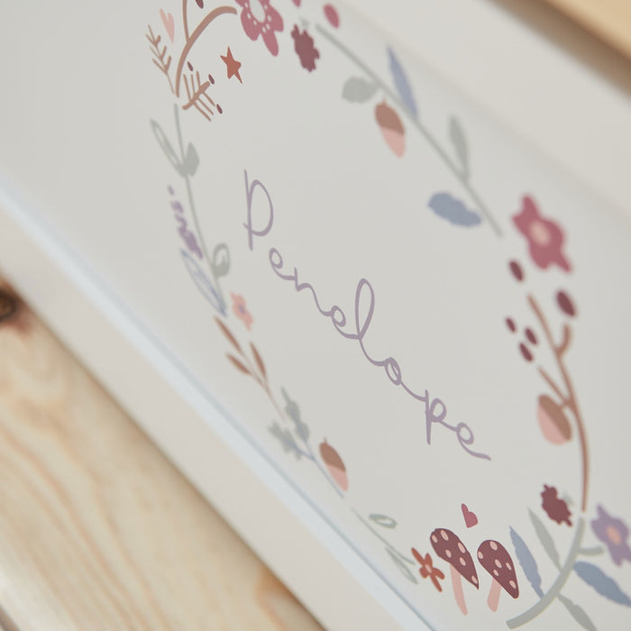 Personalised Wildflowers Activity Bench