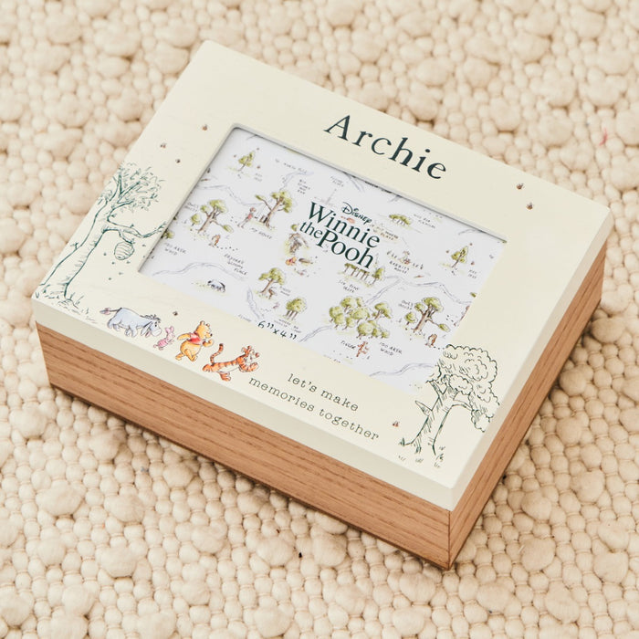 Personalised Winnie The Pooh Photo Keepsake Box