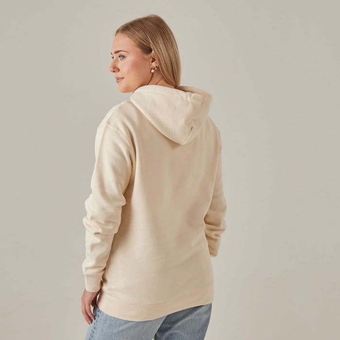 Personalised Women's Cream Retro Birth Year Hoodie