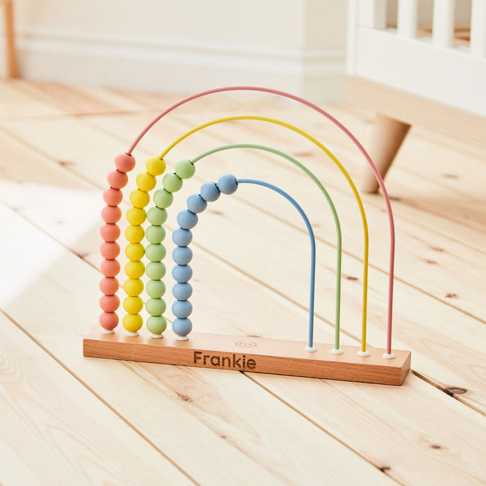 Personalised Wooden Abacus Toy