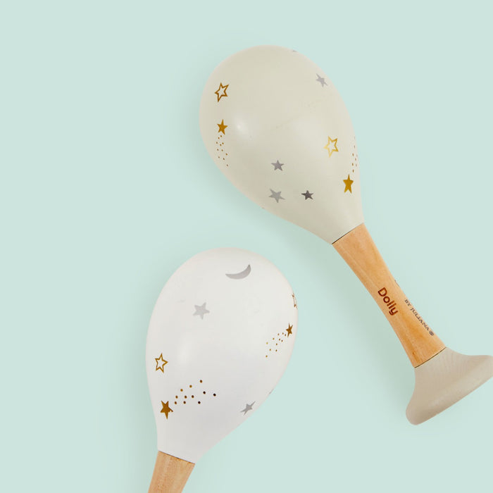 Personalised Wooden Bambino Maracas