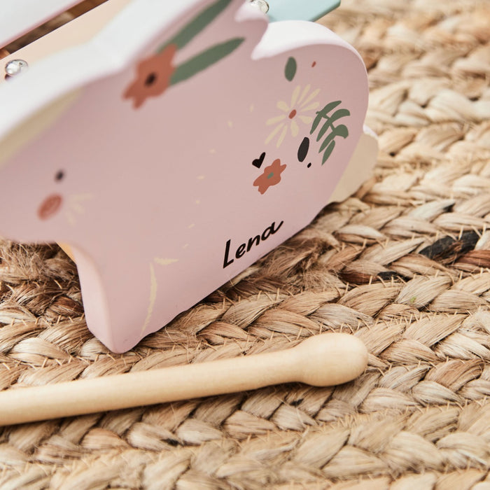 Personalised Wooden Bunny Xylophone FSC®