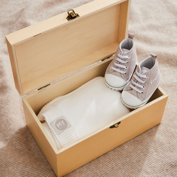 Personalised Wooden Christening Day Keepsake Box FSC®