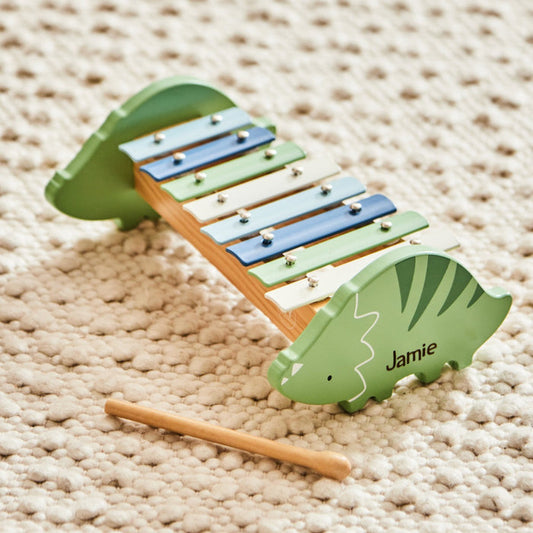 Personalised Wooden Dinosaur Xylophone FSC®
