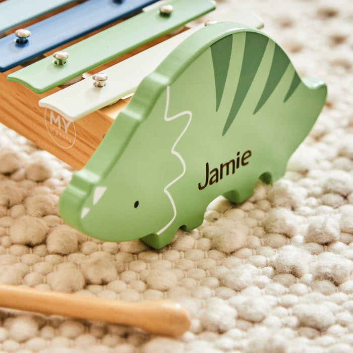Personalised Wooden Dinosaur Xylophone FSC®