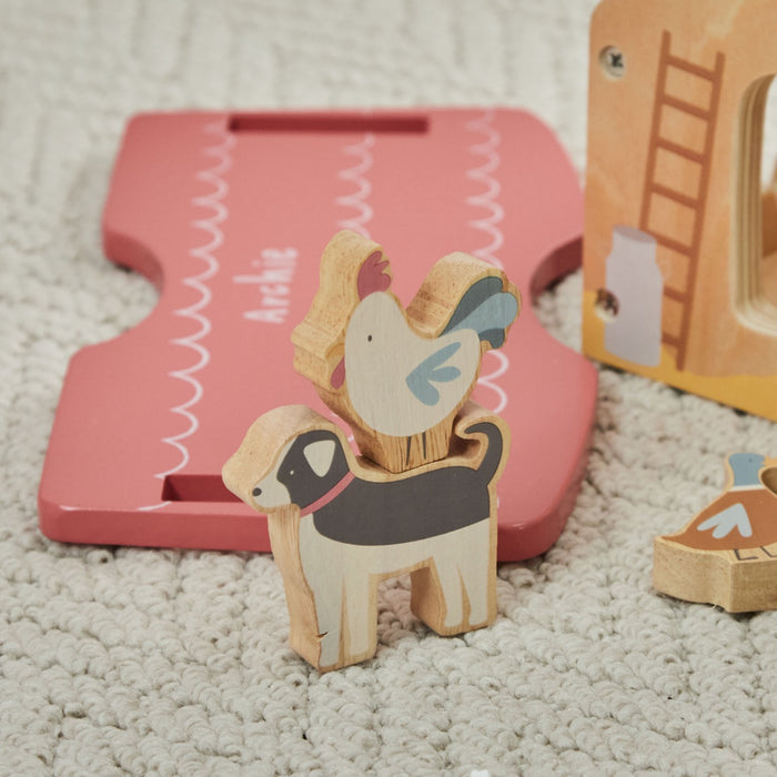 Personalised Wooden Farmhouse Shape Sorter FSC®