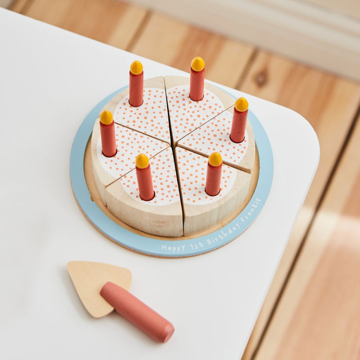 Personalised Wooden Party Cake Toy