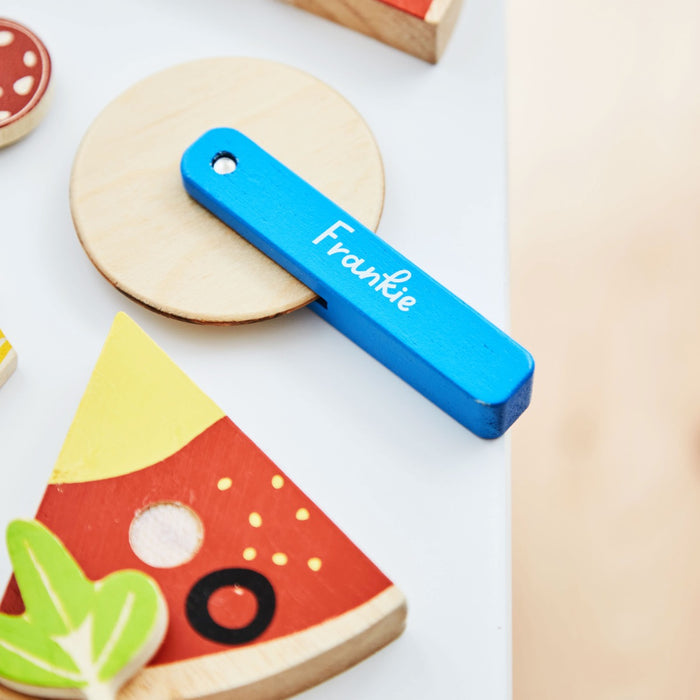 Personalised Wooden Pizza Toy