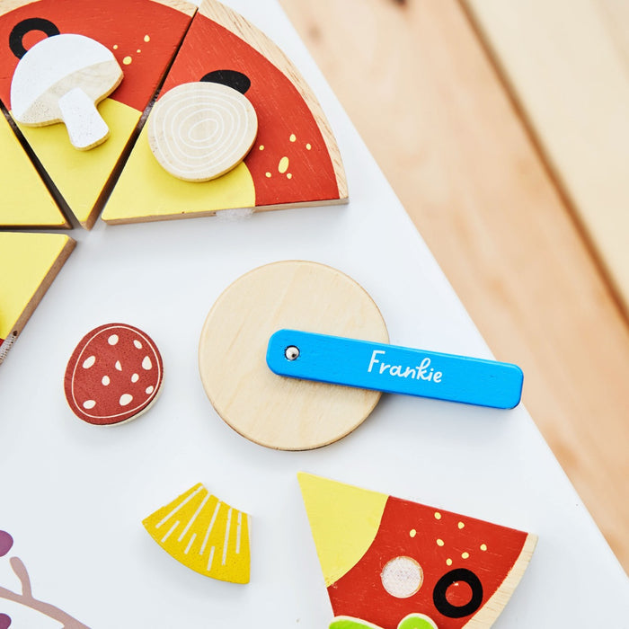 Personalised Wooden Pizza Toy