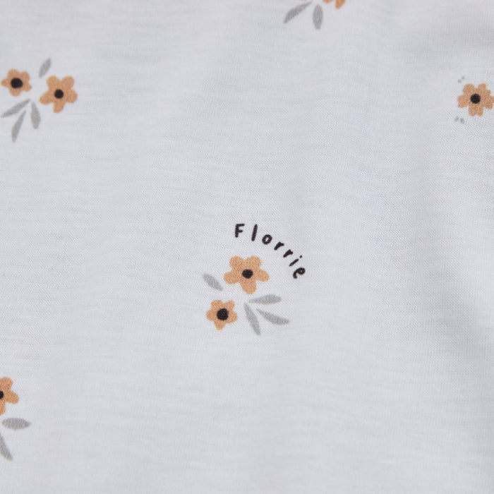 Personalised Yellow Floral Print Jersey Blanket