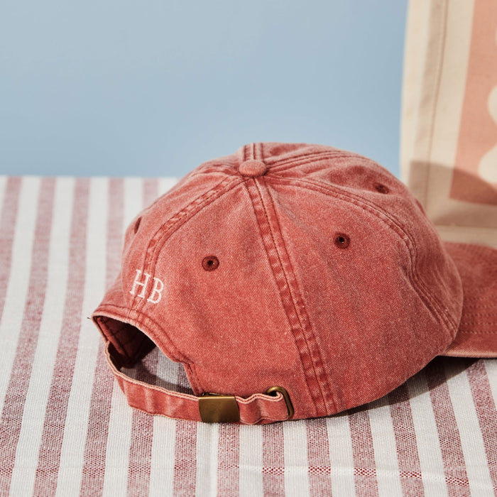 Personalised Zodiac Sign Cap in Rust by Made Yours