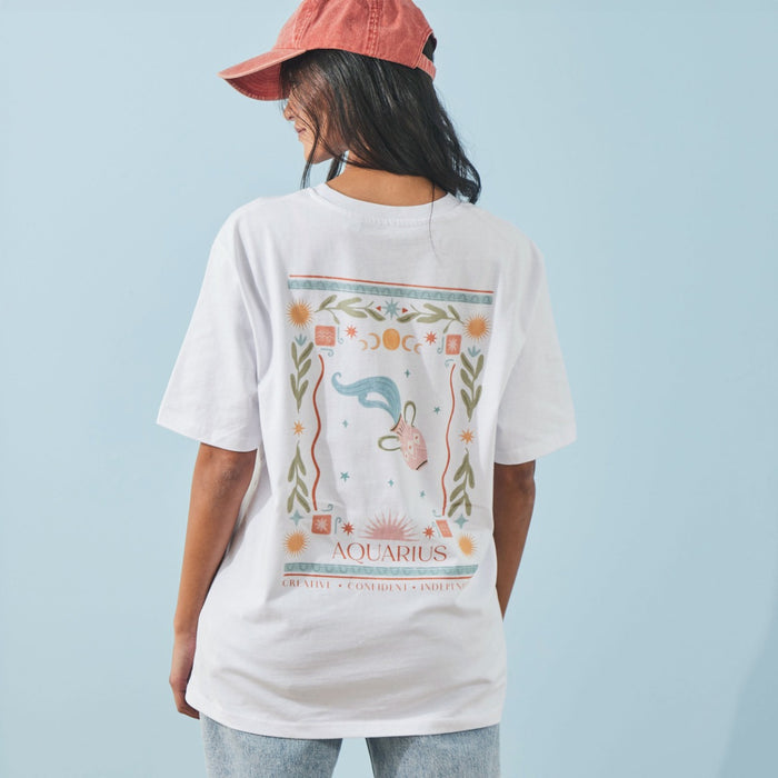 Personalised Zodiac Sign T-Shirt by Made Yours