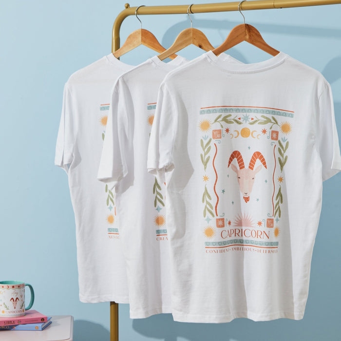 Personalised Zodiac Sign T-Shirt by Made Yours
