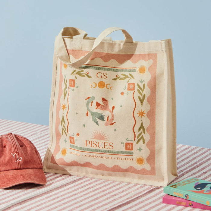 Personalised Zodiac Sign Tote Bag