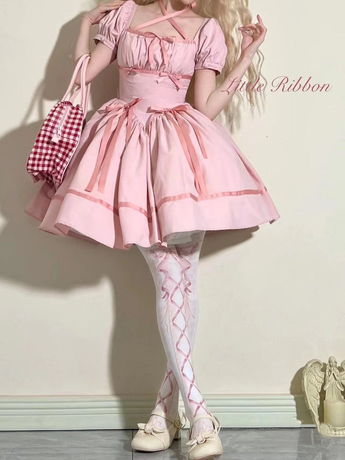 ♡ Pink Ribbon ♡ - Dolly Dress