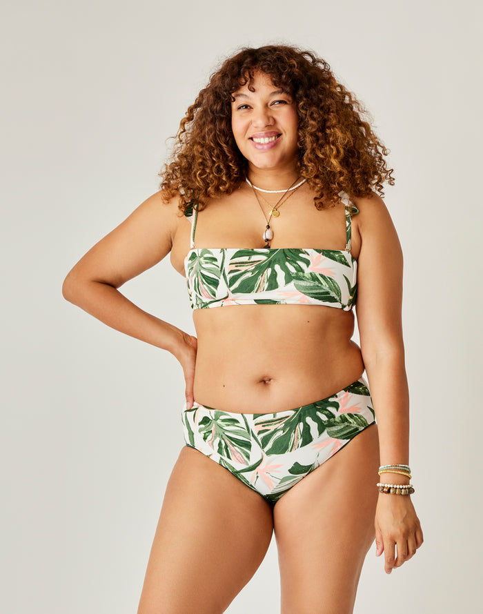 Pipa Reversible Bottom: Tropical/Cilantro - FINAL SALE