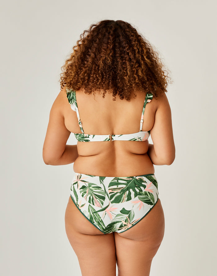 Pipa Reversible Bottom: Tropical/Cilantro - FINAL SALE