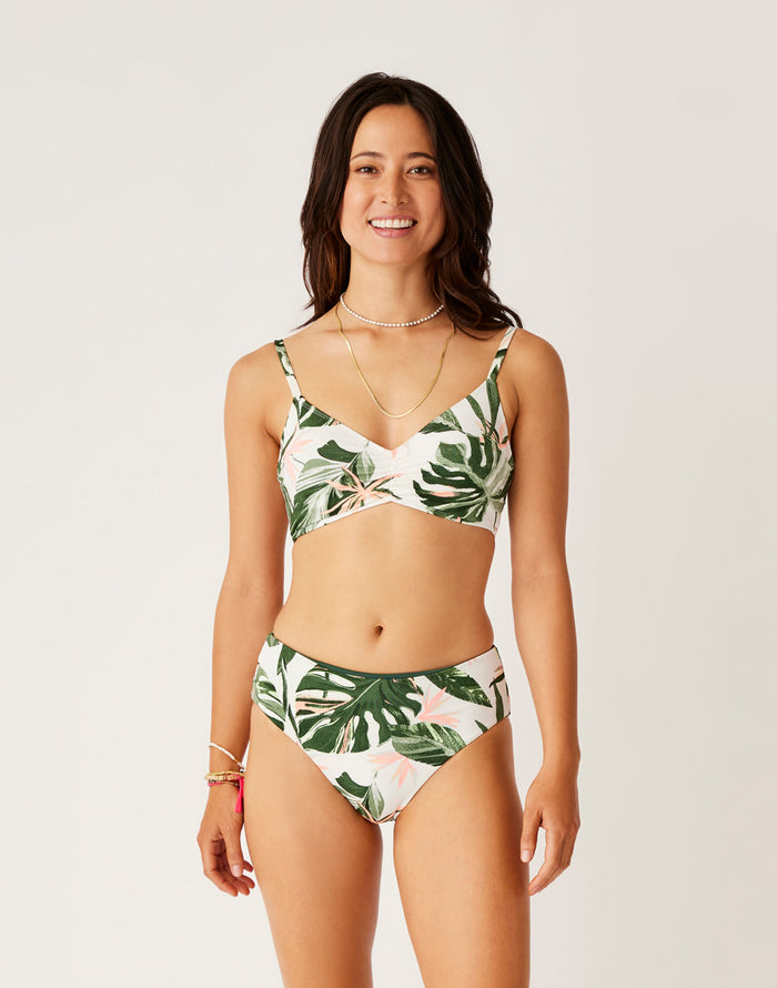 Pipa Reversible Bottom: Tropical/Cilantro - FINAL SALE